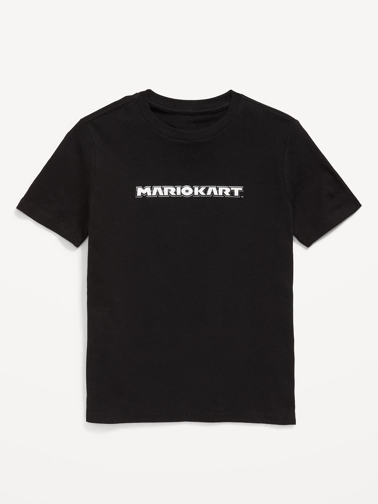 Mario Kart Gender-Neutral Graphic T-Shirt for Kids
