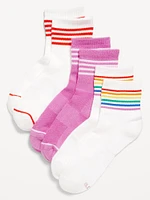 Athletic Quarter Crew Sock 3-Pack for Women
