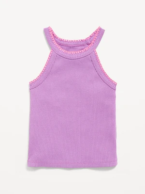 Fitted Halter Tank Top for Toddler Girls