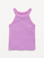 Fitted Halter Tank Top for Toddler Girls