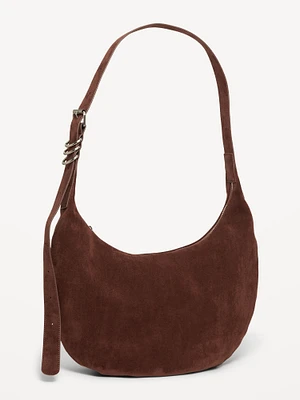 Slouchy Suede Hobo Bag