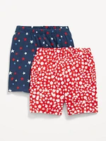 Biker Shorts 2-Pack for Toddler Girls