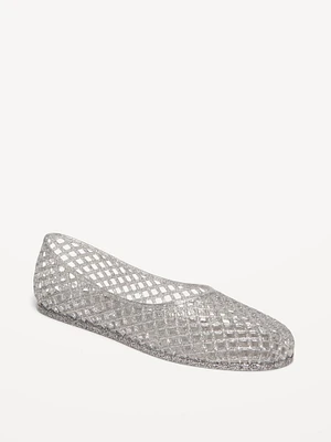 Jelly Lattice Ballet Flats for Girls