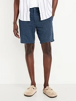 Slim Rotation Linen-Blend Chino Shorts - 8-inch inseam