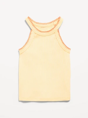 Fitted Halter Tank Top for Toddler Girls
