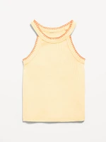 Fitted Halter Tank Top for Toddler Girls