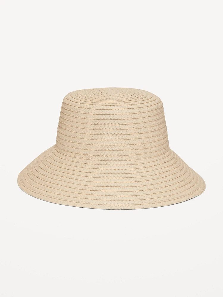 Straw Bucket Hat