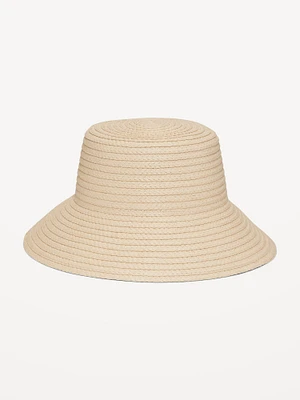 Straw Bucket Hat