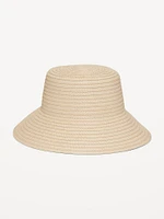 Straw Bucket Hat