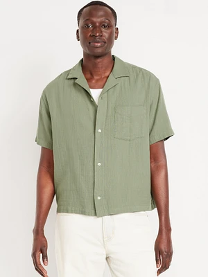 hort-leeve Cropped Heavyweight Camp hirt