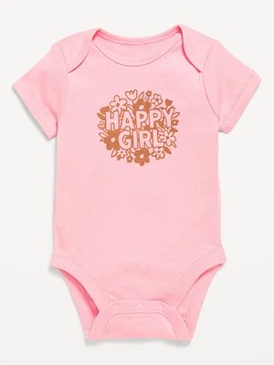 Short-Sleeve Graphic Bodysuit for Baby