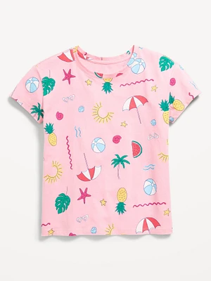 Printed Softest Short-Sleeve T-Shirt for Girls