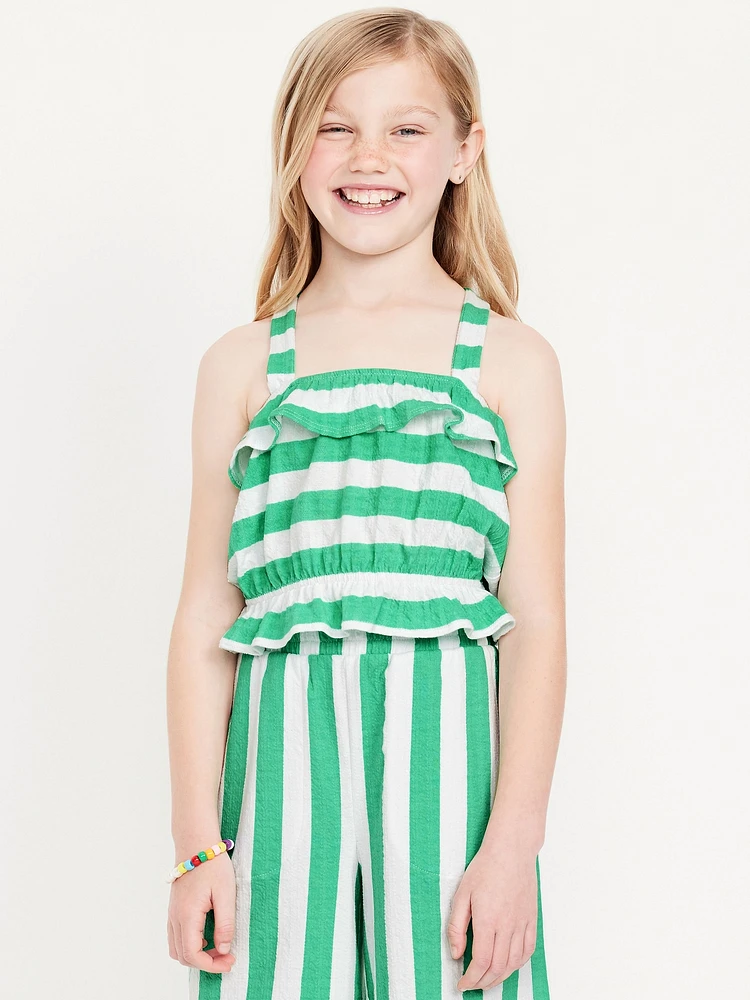 Striped Bubble Tank Top for Girls