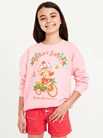 Strawberry Shortcake Oversized Graphic Sweatshirt for Girls