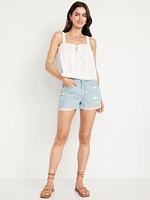 High-Waisted Rigid OG Jean Cut-Off Shorts - 3-inch inseam