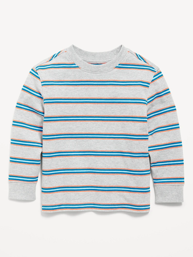 Oversized Heavyweight Long-Sleeve T-Shirt for Toddler Boys