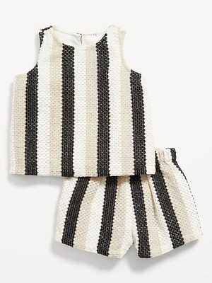 Crochet Tank Top and Shorts Set for Baby
