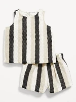 Crochet Tank Top and Shorts Set for Baby