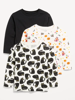 Long-Sleeve T-Shirt 3-Pack for Toddler Girls