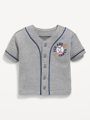 Fleece Baseball Shirt for Baby