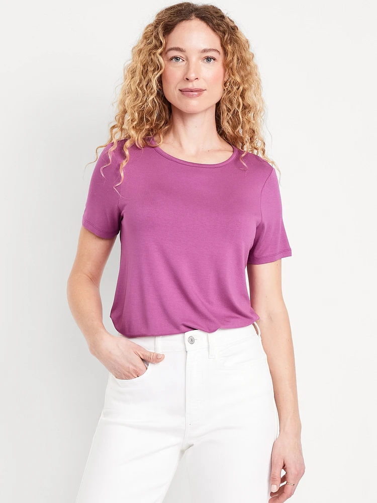 Luxe Crew-Neck T-Shirt