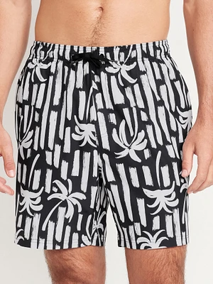 Printed wim Trunks - 7-inch inseam