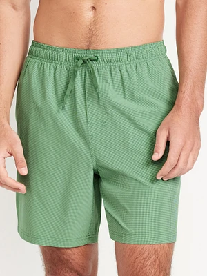 Gingham Swim Trunks - 7-inch inseam