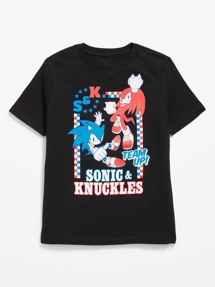 Sonic The Hedgehog Gender-Neutral Graphic T-Shirt for Kids