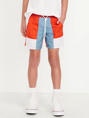 Water-Resistant Windbreaker Shorts for Boys