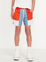 Water-Resistant Windbreaker Shorts for Boys