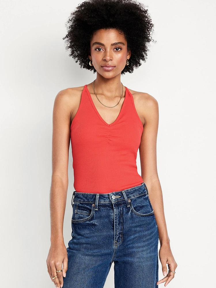 Racerback Crop Tank Top