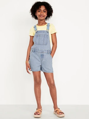 Baggy Jean Shortalls for Girls