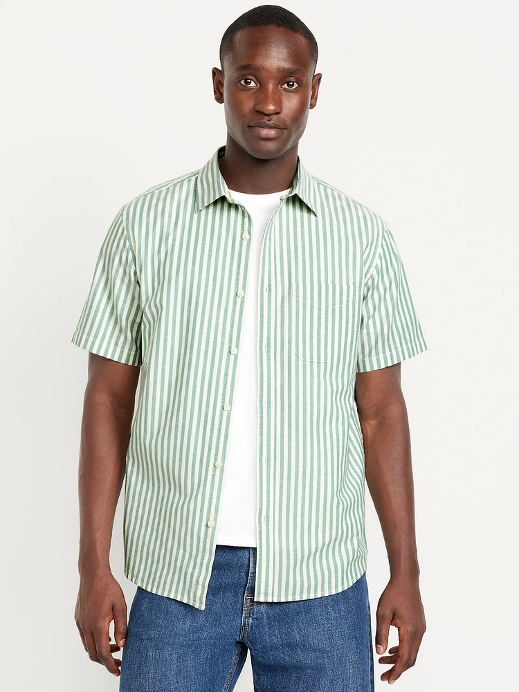 Classic Fit Everyday Striped Oxford Shirt