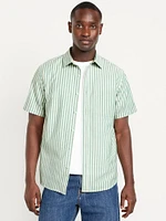 Classic Fit Everyday Striped Oxford Shirt