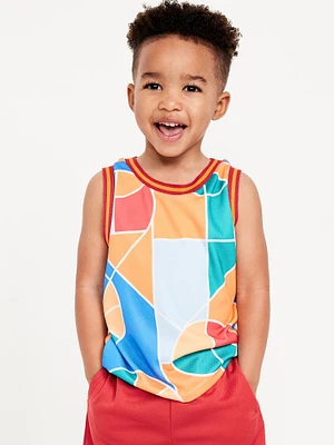 Mesh Graphic Tank Top for Toddler Boys
