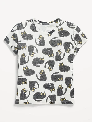 Printed Softest Short-Sleeve T-Shirt for Girls