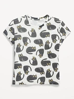Printed Softest Short-Sleeve T-Shirt for Girls