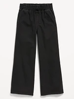 High-Waisted Baggy Wide-Leg Pull-On Jeans for Girls