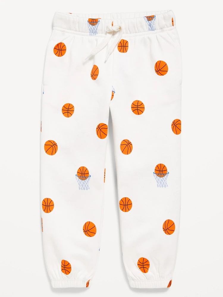Printed Jogger Sweatpants for Toddler Boys