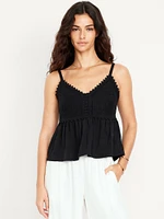 Sleeveless Crochet Top