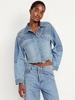 Cropped Jean Jacket