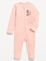 Disney 2-Way-Zip Sleep & Play Footed One-Piece for Baby