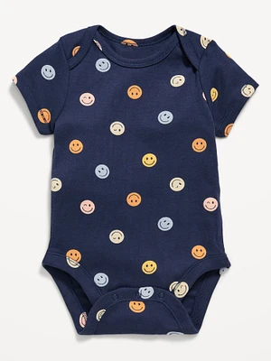 Printed Short-Sleeve Bodysuit for Baby