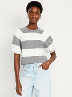 SoSoft Puff-Sleeve Sweater