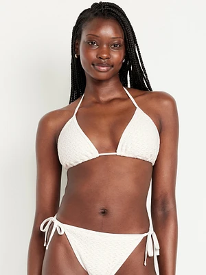 Crochet Triangle Bikini Swim Top
