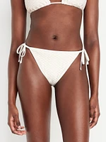 Crochet String Bikini Swim Bottoms