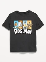 Dog Man Gender-Neutral Graphic T-Shirt for Kids