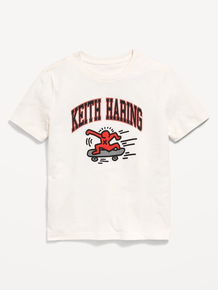Keith Haring Gender-Neutral Graphic T-Shirt for Kids