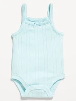 Pointelle-Knit Cami Bodysuit for Baby
