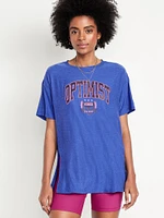 CloudMotion Oversized Graphic T-Shirt